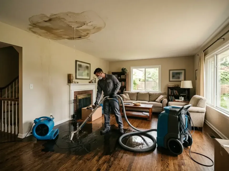 attic-pipe-burst-ceiling-drip-008 — frequently asked questions, Water Damage Restoration & Carpet Care in Martinsville, IN